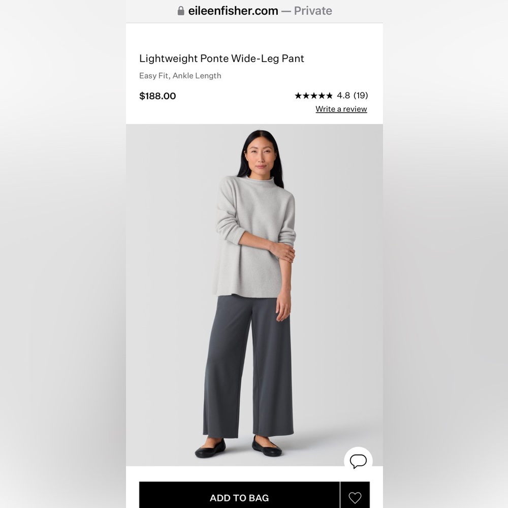 Eileen fisher pants